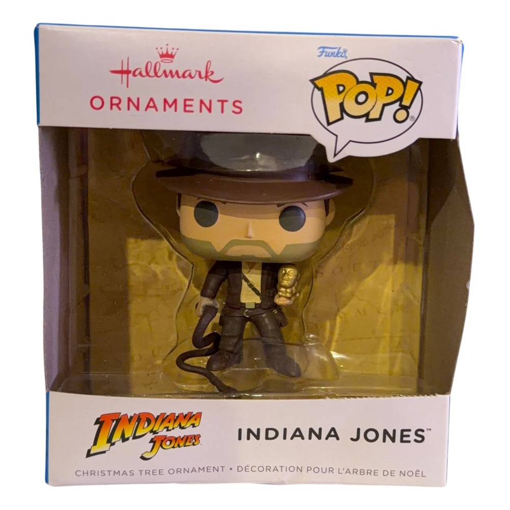 Hallmark Funko Pop Indiana Jones Christmas Tree Decoration Ornament‎ Collectible